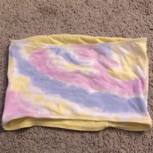 tie dye tube top